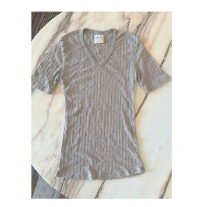 Rudy Jude Light Beige Thermal T-shirt Size Medium